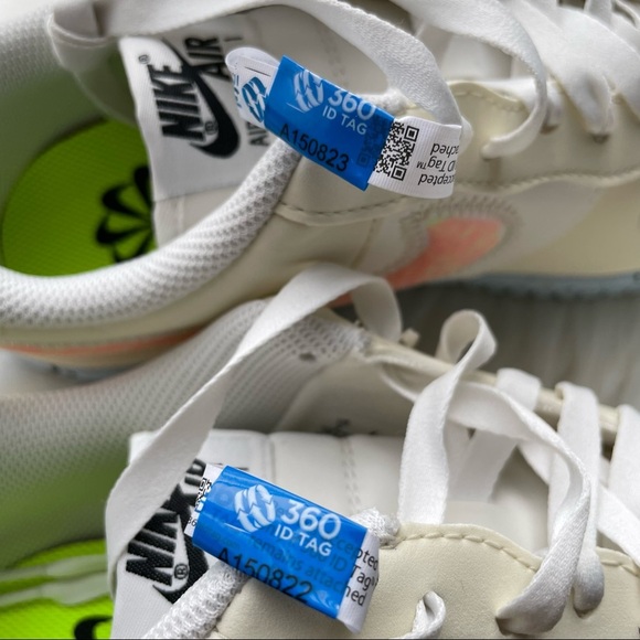 Nike Air Force 1 Crater Shoes Sneakers SAIL ORANGE COCONUT MILK VOLT - Picture 12 of 12